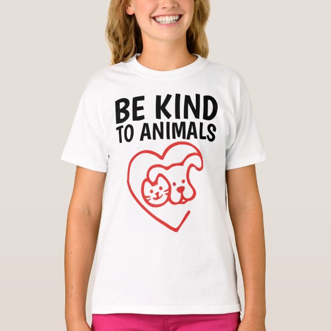 T - SHIRT VON TIEREN (Vorderseite)