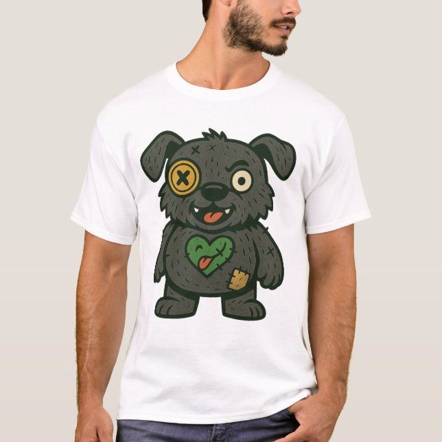 T-shirt Voodoo Dog Tee — Grrr and Guarded (Devant)