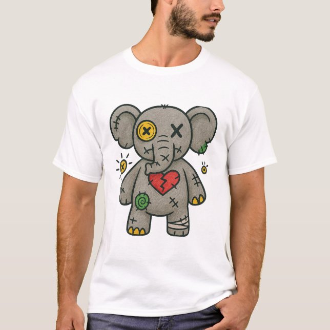 T-shirt Voodoo Elephant Tee — Soft But Strong (Devant)