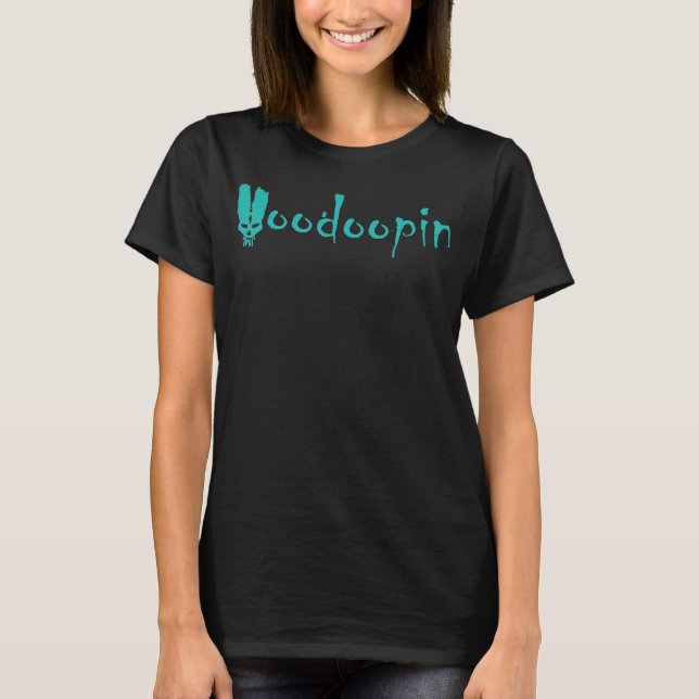 T-shirt Voodoo Pin Turquoise (Devant)