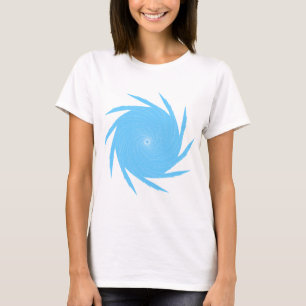 T-shirt Vortex bleu