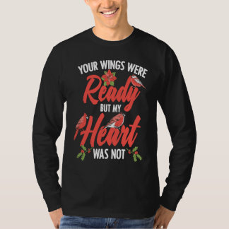 T-shirt Vos ailes étaient prêtes mais mon cœur motivation 