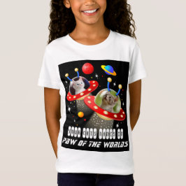 T-Shirt Vos chats dans un vaisseau spatial Alien UFO Sci F