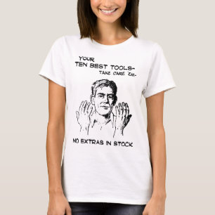 T-shirt vos dix meilleurs outils pas salut à fin de