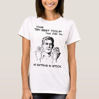 T-shirt vos dix meilleurs outils pas salut à fin de