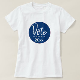 T-shirt Vote 2024 Élection Cinq étoiles bleu non-partisan