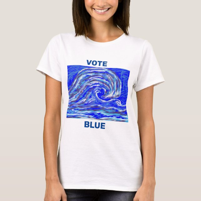 T-shirt Vote bleu (Devant)