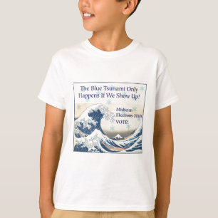 T-shirt Vote dans le tsunami bleu