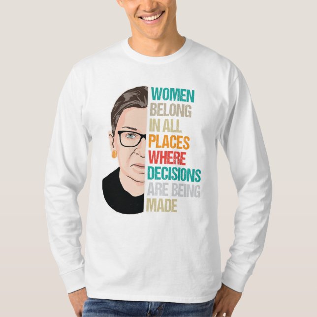 T-shirt Vote de la Cour Suprême, Ruth Bader Ginsburg, Je c (Devant)