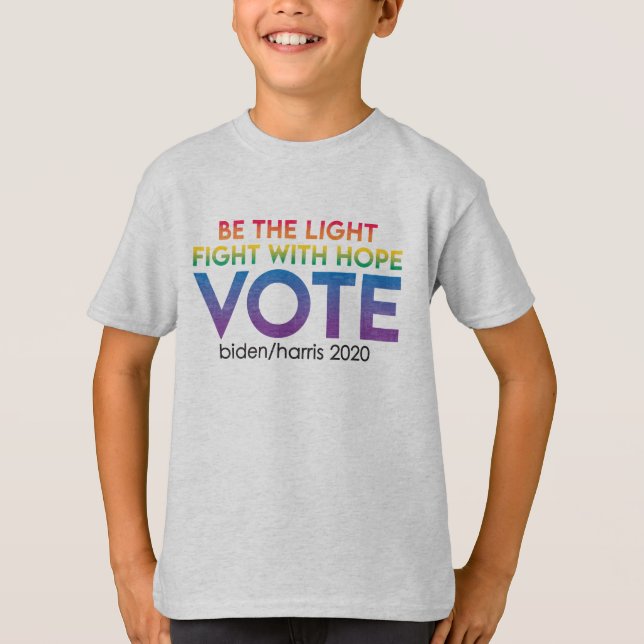T-shirt Vote du discours d'acceptation - Biden/Harris Kids (Devant)