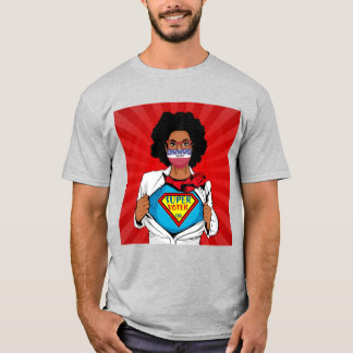 T-shirt Vote Face Mask LWV Super Voter