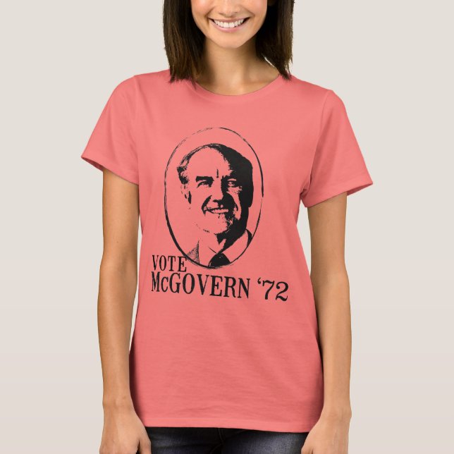 T-shirt Vote McGovern '72 (Devant)