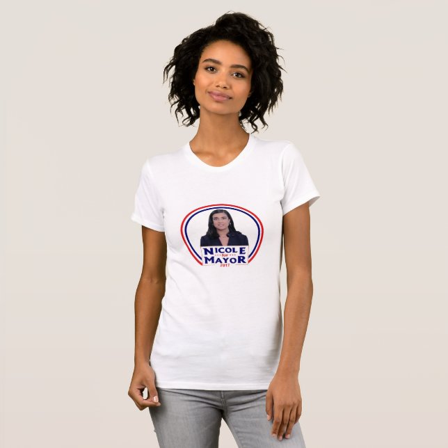 T-shirt Vote Nicole Malliotakis pour le maire de NYC (Devant entier)