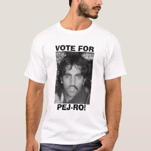 T-shirt Vote noir et blanc pour Pej-RO