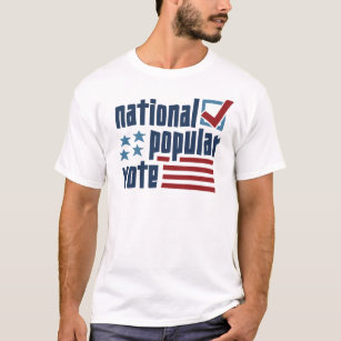 T-shirt Vote populaire national - Style de drapeau
