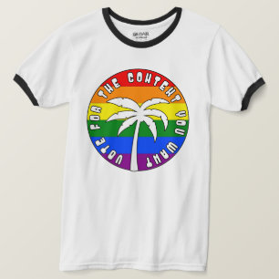 T-shirt Vote pour Contexte Droits PRIDE
