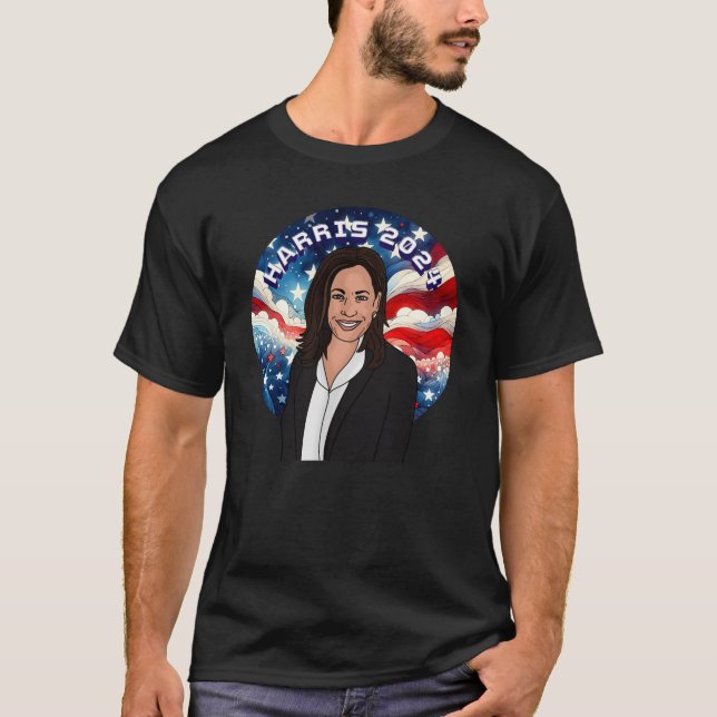 T-shirt Vote pour Kamala Harris 2024 (Devant)