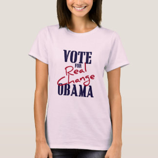 T-shirt Vote pour le vrai changement