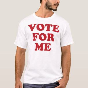T-shirt Vote pour moi - rouge