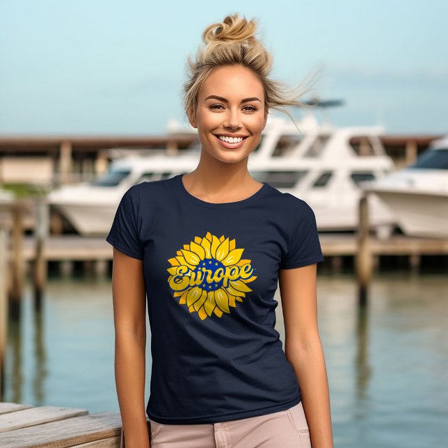 T-shirt Vote Pour Notre Future Élection Europe Tournesol (Créateur téléchargé)