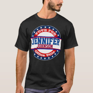 T-shirt Vote pour une campagne politique personnalisée