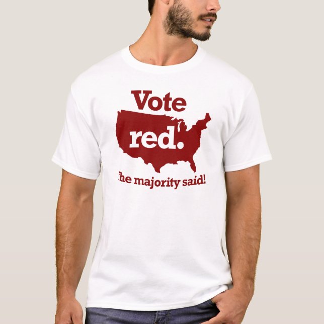 T-shirt Vote Red (Devant)