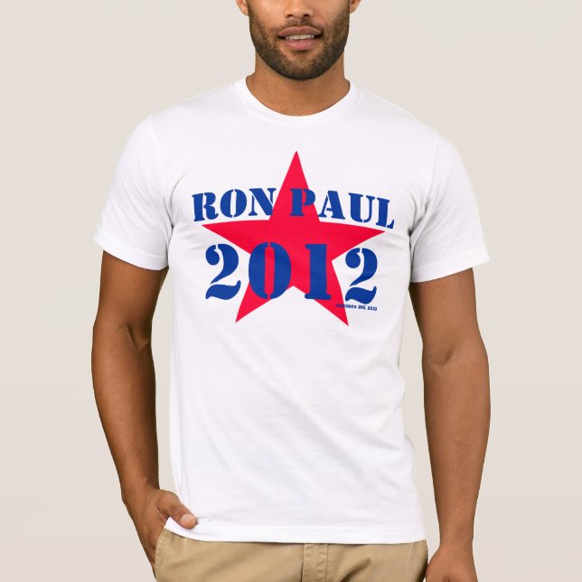 T-shirt Vote Ron Paul pour l'élection présidentielle de 20 (Devant)