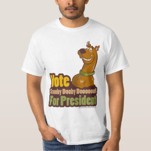 T-shirt Vote Scooby Dooby Doo pour le président