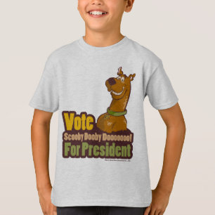 T-shirt Vote Scooby Dooby Doo pour le président