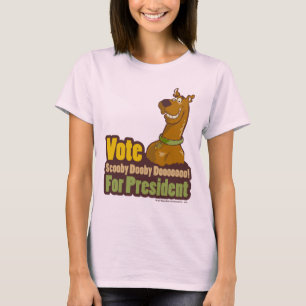 T-shirt Vote Scooby Dooby Doo pour le président