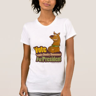 T-shirt Vote Scooby Dooby Doo pour le président