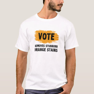 T-shirt Vote Supprime Le Cadeau De Taches Orange Têtu