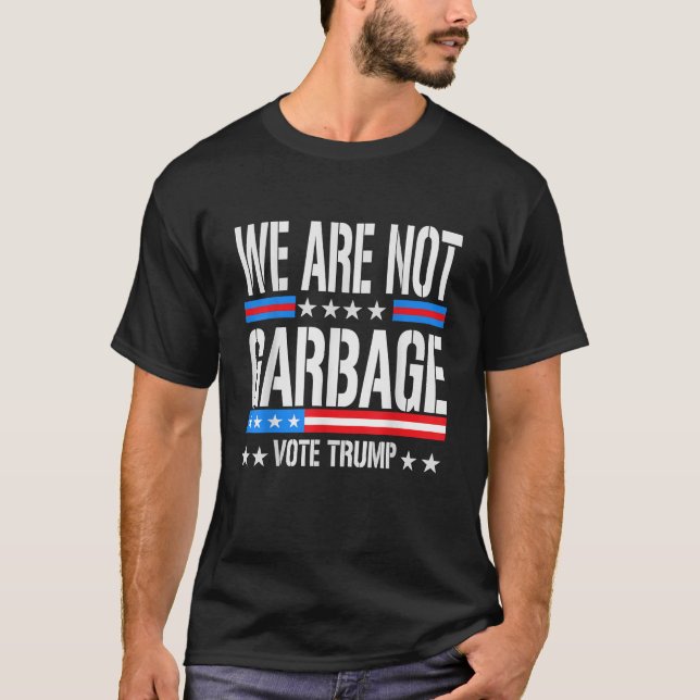 T-shirt Vote Trump 2024 Nous ne sommes pas des Humours éle (Devant)
