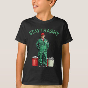 T-shirt Vote Trump Garbyge Man Stay Trashy 2024 Election P