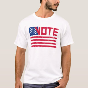 T-shirt Vote With Vote with US Flag (Votez avec le drapeau