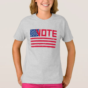 T-shirt Vote With Vote with US Flag (Votez avec le drapeau