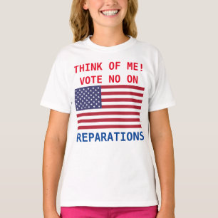 T-SHIRT VOTER NON SUR LES RÉPARATIONS