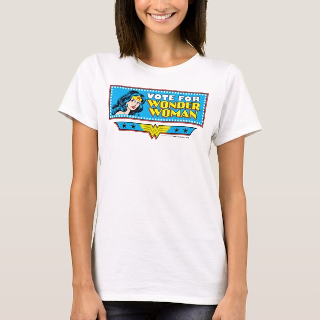 T-shirt Voter pour Wonder Woman (Devant)