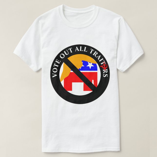 T-SHIRT VOTER TOUS LES TRAITORS (Design devant)