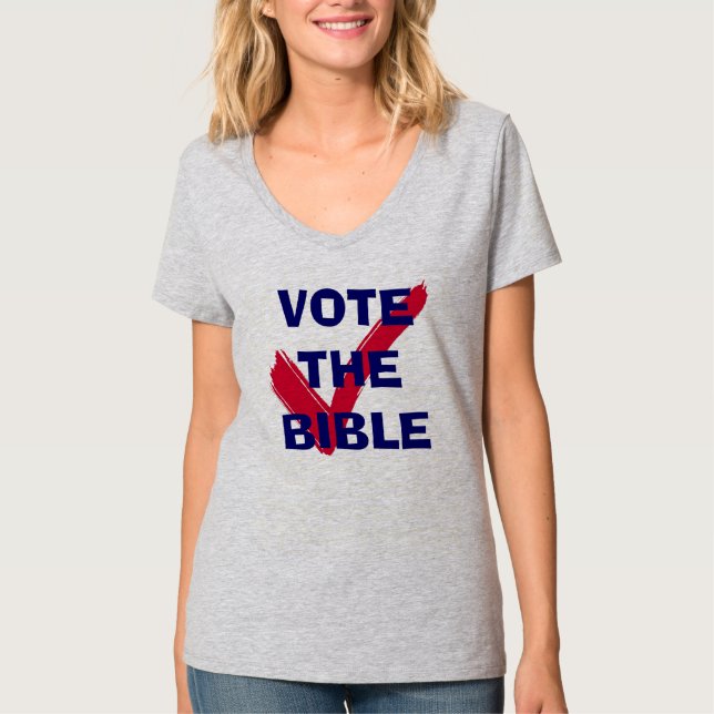 T-shirt Votez la bible (Devant)