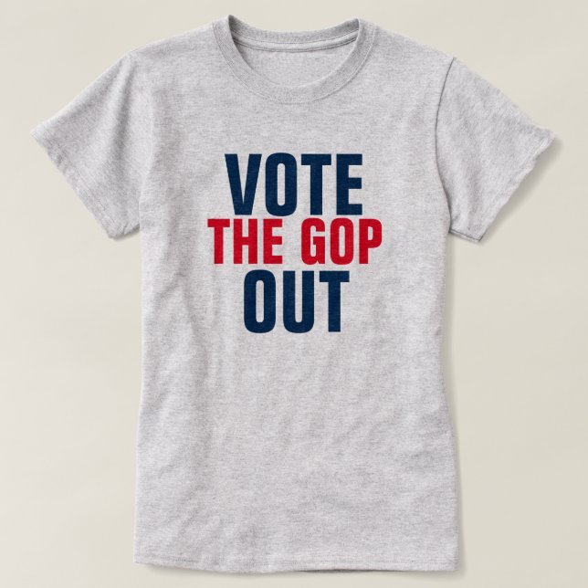 T-shirt Votez le Modèle électoral du GOP Out 2020 (Design devant)