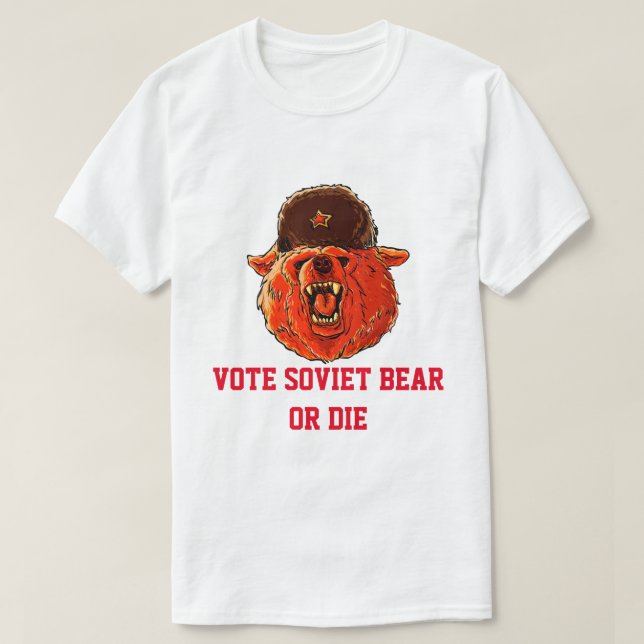 T-shirt Votez Ours Soviétique (Design devant)