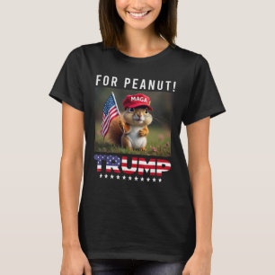 T-shirt Votez Trump Pour L'Arachide L'Écureuil Trump 2024