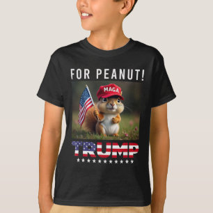 T-shirt Votez Trump Pour L'Arachide L'Écureuil Trump 2024