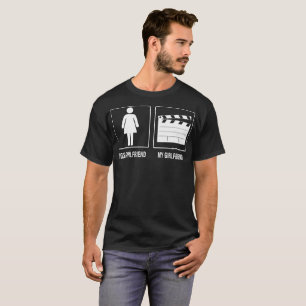 T-shirt Votre amie mon producteur de télévision d'amie