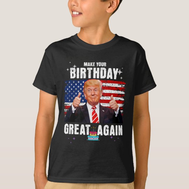 T-shirt Votre Anniversaire Grand Encore 2024 Élection Amér (Devant)