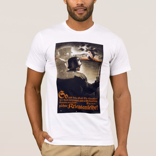 T-shirt Votre argent vous aide à vous combattre (Devant)