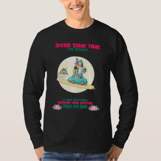 T-shirt Votre Attitude À L'Égard De Votre Famille Qui Dit 