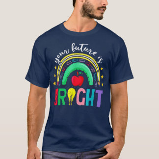 T-shirt Votre Avenir Est Brillant De Retour À L'École Cute