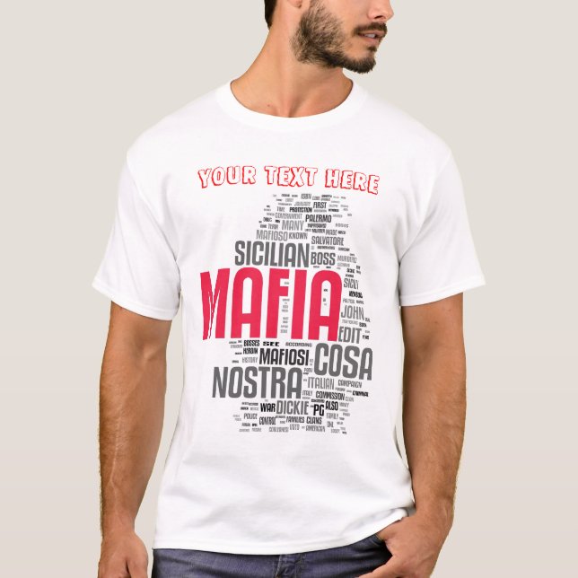 T-shirt Votre avis sur la MAFIA (Devant)